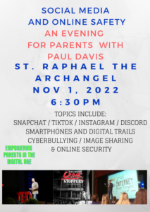 Parent Information Evening on Social Media and Online Safety