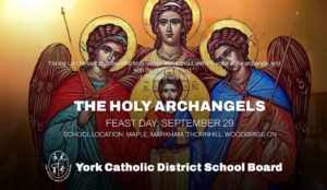 FEAST DAY: September 29, The Holy Archangels