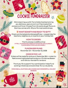 CSC FUNDRAISER: TERRA COTTA COOKIES for CHRISTMAS Nov.10-21st